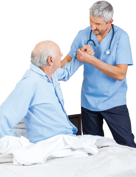 Male Nurse and Old Man